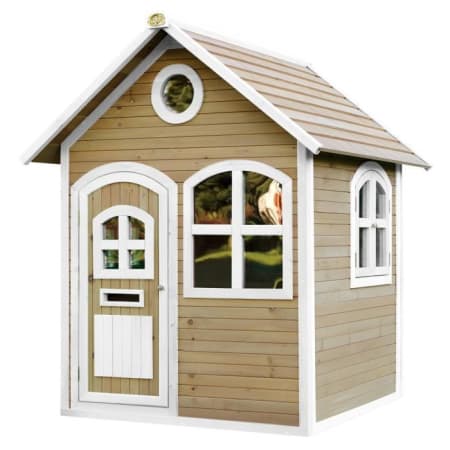 Cabane en bois pour enfant - Julia - Marron/Blanc