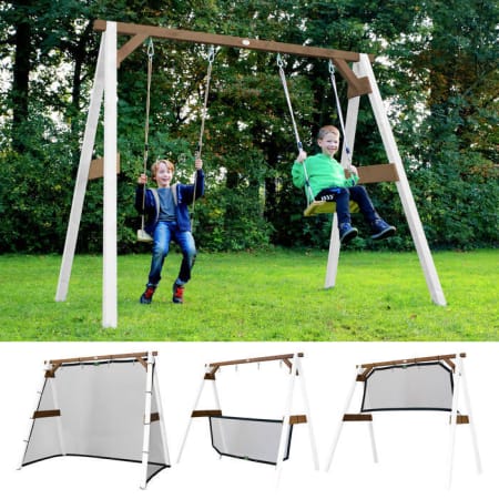 4 en 1 - Sports Fun - Blanc / Marron