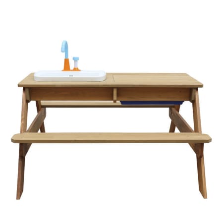 Table Sable et Eau en bois Marron - Emily Table Sable et Eau en bois Marron - Emily