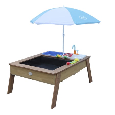 Table Sable et Eau en Bois avec cuisine de jeux - Linda