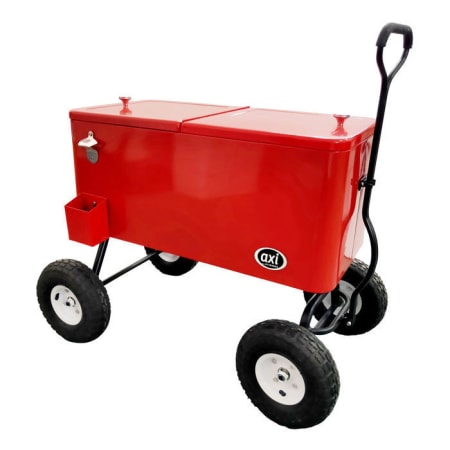 Glacière Rouge - L.85 cm - Retro Glacière Rouge - L.85 cm - Retro