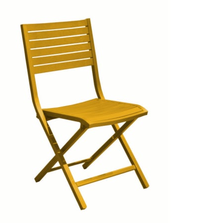 Chaise de jardin pliante aluminium - Lucca - miel
