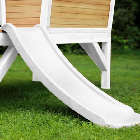 Cabane en bois avec toboggan pour enfant - Robin