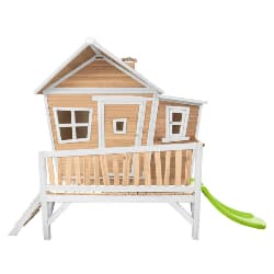 Cabane en bois avec toboggan pour enfant - Emma Cabane en bois avec toboggan pour enfant - Emma