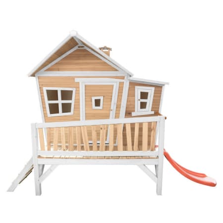 Cabane en bois avec toboggan pour enfant - Emma