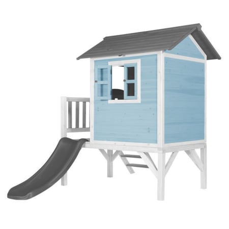 Cabane en bois pour enfant avec toboggan gris - Beach Lodge XL Cabane en bois pour enfant avec toboggan gris - Beach Lodge XL