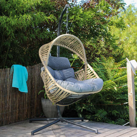 Fauteuil suspendu - Banana Leaf - graphite/naturel Fauteuil suspendu - Banana Leaf - graphite/naturel