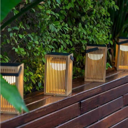 Lanterne portable sans fil en Bambou - Okinawa Lanterne portable sans fil en Bambou - Okinawa
