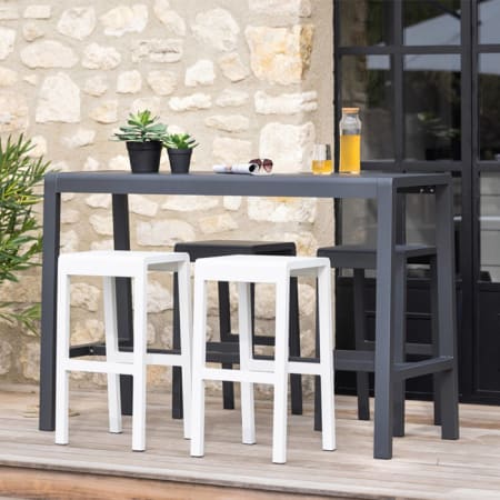 Tabouret de jardin haut aluminium - Antonino Tabouret de jardin haut aluminium - Antonino