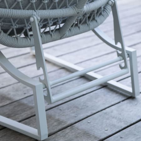 Fauteuil réglable aluminium et résine tressée - Club - Zoom réglage position dossier Fauteuil réglable aluminium et résine tressée - Club - Zoom réglage position dossier
