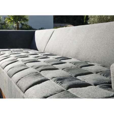 Méridienne tissu Sunbrella® plateau Teck FSC® - Icon - 2 places - Zoom coussin Méridienne tissu Sunbrella® plateau Teck FSC® - Icon - 2 places - Zoom coussin