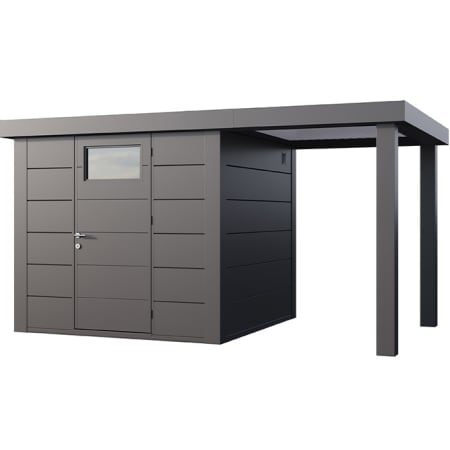 Abri de JardinELEGANTO 2424lounge S ouvert D - Façade L.238 x l.238 cm - lounge L 168 x l 258 cm - 5,7 m² et 4 m² Abri de JardinELEGANTO 2424lounge S ouvert D - Façade L.238 x l.238 cm - lounge L 168 x l 258 cm - 5,7 m² et 4 m²