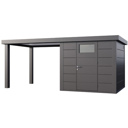 Abri de JardinELEGANTO 2424lounge L ouvert G - Façade L.238 x l.238 cm - lounge L 284 x l 258 cm - 5,7 m² et 6,8 m² Abri de JardinELEGANTO 2424lounge L ouvert G - Façade L.238 x l.238 cm - lounge L 284 x l 258 cm - 5,7 m² et 6,8 m²