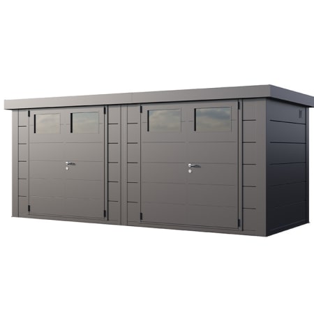 Abri de Jardin ELEGANTO Double Duo 2721 - Façade L.268 x l.208 cm plus L.268 x l. 208 cm - 5,6 m² plus 5,6 m² Abri de Jardin ELEGANTO Double Duo 2721 - Façade L.268 x l.208 cm plus L.268 x l. 208 cm - 5,6 m² plus 5,6 m²