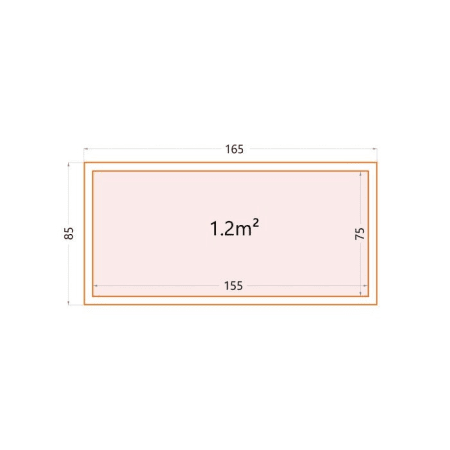 Coffre de rangement NEVIO 160 - L.165 x l.85 x h.85 cm - 1,2 m² plan surface Coffre de rangement NEVIO 160 - L.165 x l.85 x h.85 cm - 1,2 m² plan surface