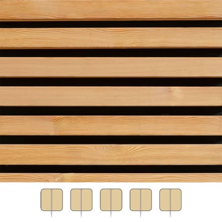 Clin bardage Claire-voie - MÉLÈZE - Ep.40 mm / l.40 mm / L.3 m - Prix au M2 Clin bardage Claire-voie - MÉLÈZE - Ep.40 mm / l.40 mm / L.3 m - Prix au M2