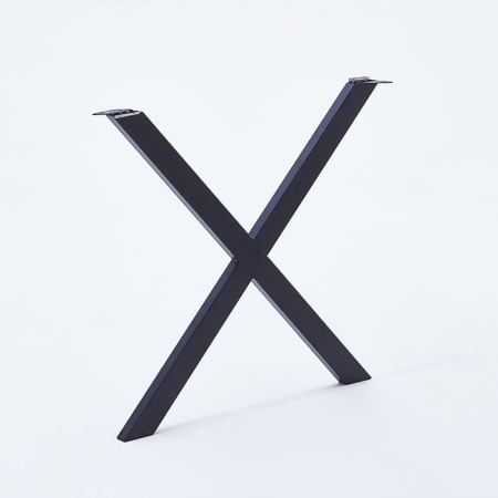 Pied de table/blanc Croix -  MOTTEZ image d&eacute;tour&eacute;e