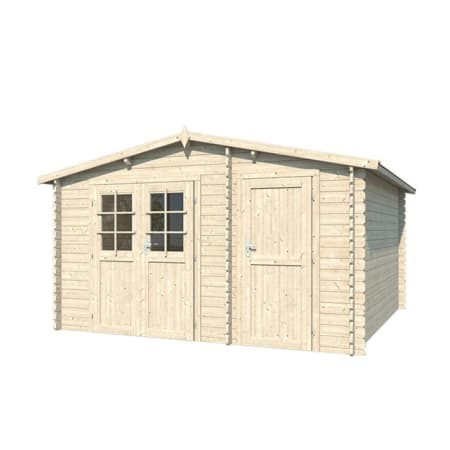Abri de Jardin ASTER DP38 - 380x380 cm - 2 espaces + cloison - 12,60 m² Abri de Jardin ASTER DP38 - 380x380 cm - 2 espaces + cloison - 12,60 m²