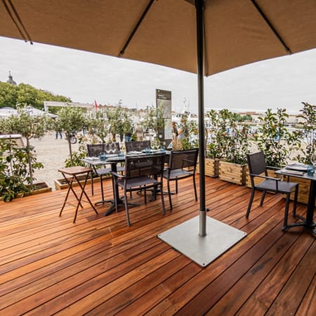 Kit terrasse complet - MUIRACATIARA - Ep.21 mm x l.145 mm - L.1,55 m - À partir de 10 m² Kit terrasse complet - MUIRACATIARA - Ep.21 mm x l.145 mm - L.1,55 m - À partir de 10 m²