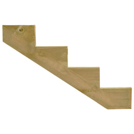 Limon escalier en Pin - 4 marches