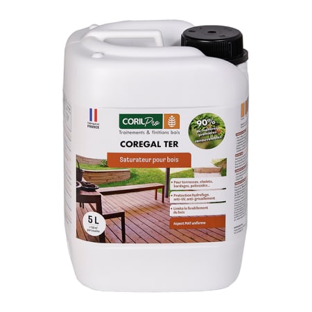 Saturateur 5L - Terrasses et Bardages Bois - COREGAL TER Saturateur 5L - Terrasses et Bardages Bois - COREGAL TER