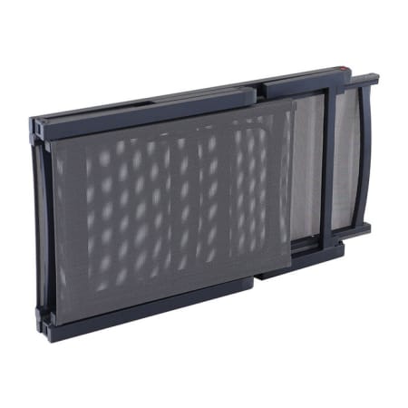 Bain de soleil pliant aluminium et toile - Eden - Couleur graphite/gris - Vue plié debout Bain de soleil pliant aluminium et toile - Eden - Couleur graphite/gris - Vue plié debout