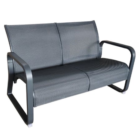 Canap&eacute; de jardin lounge aluminium  - Quenza II - 2 places graphite/BBM