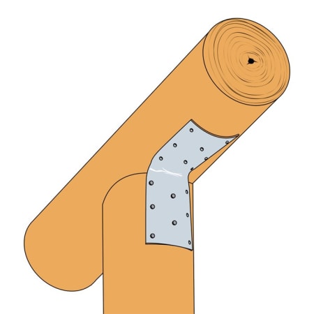 Équerre pour bois rond Ø 60/120 - Simpson Équerre pour bois rond Ø 60/120 - Simpson