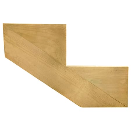 Limon escalier en Pin - 2 marches Limon escalier en Pin - 2 marches