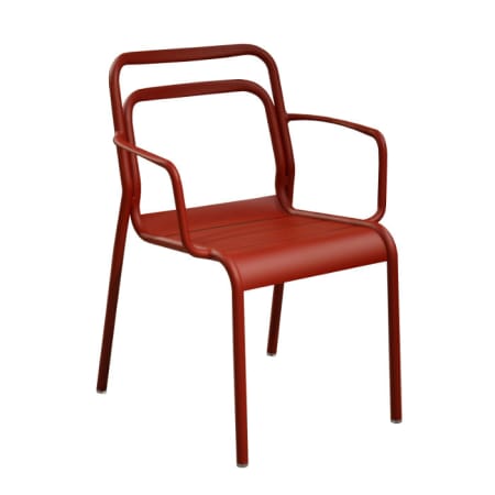 Fauteuil de jardin empilable EOS - alu - rouge