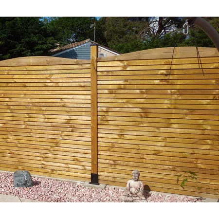 Lame de palissade bois - Faux Claire-Voie - &Agrave; monter - Ep.33 mm / l.145 mm / L.1,92 m photo en situation