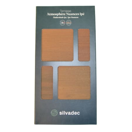 &Eacute;chantillon de terrasse Silvadec Atmosph&egrave;re Nuances IP&Eacute; Bross&eacute;e - Largeur 13,8 cm