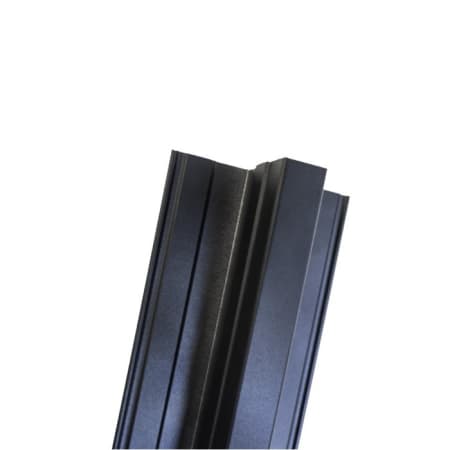 Poteau T en aluminium NOIR - Intermédiaire - Clôture Palissade - 50 x 105 x 2700 mm