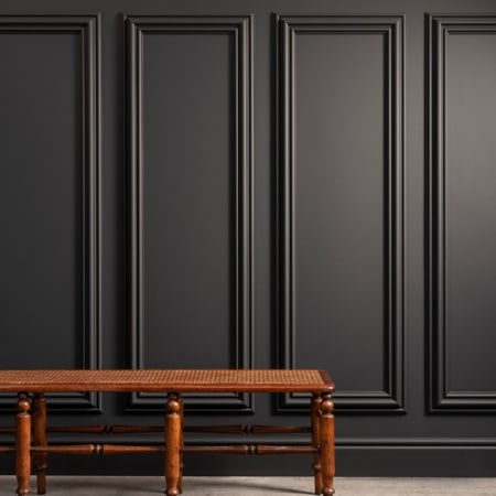 Panneau de revêtement mural 3D - W120 AUTOIRE - L.500 mm x l.1500 mm x Ép.32 mm - ORAC image en situation noir