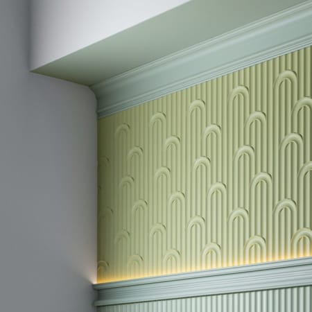 Panneau de rev&ecirc;tement mural 3D - W212 VALLEY LOOP - L.2000 mm x l.250 mm x &Eacute;p.12 mm - ORAC image en situation3