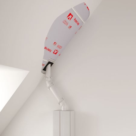 Membrane Protec' Vap - l,1,5 m / L,50 m - Ubbink mise en place