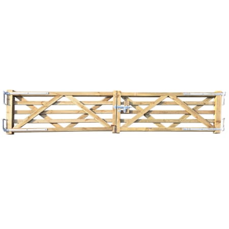 Barri&egrave;re en Pin Sylvestre Trait&eacute; Classe 4 - H.1,20m - 2 vantaux