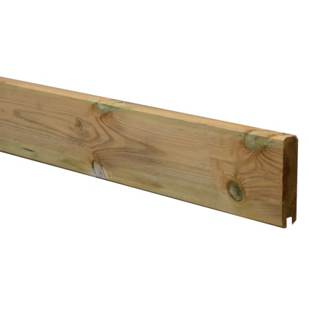 Lame de finition plate - Palissade bois - &Agrave; monter - Ep.33 mm / l.128 mm / L.1,92 m