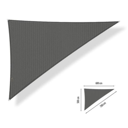 Voile d'ombrage perm&eacute;able - Triangle 90&deg; - 4 x 4 x 5,7 m - Shadow Comfort