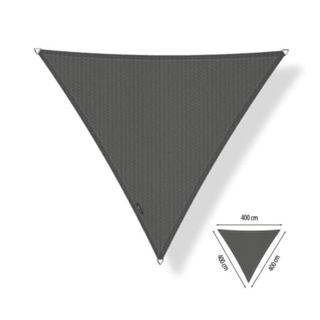 Voile d'ombrage perm&eacute;able - Triangle - 4 x 4 x 4 m - Shadow Comfort