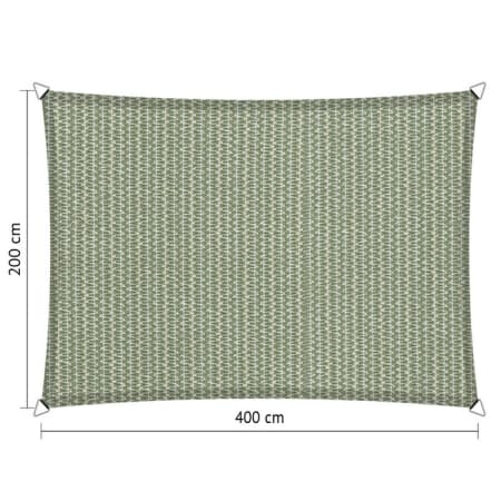 Voile d'ombrage perm&eacute;able - Rectangle - 2 x 3 m - Shadow Comfort