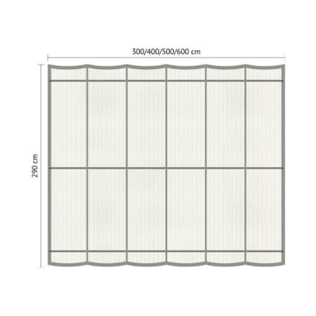 Store bateau - l.2,90 x L.5 m - Shadow Comfort