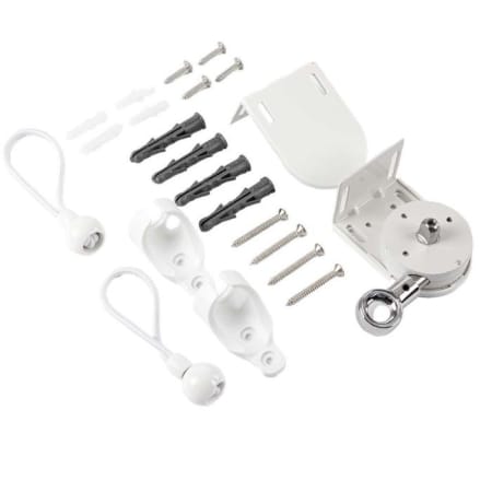 Store enrouleur vertical perm&eacute;able avec manivelle - l.1,98 x H.2,4 m - Shadow Comfort accessoires image