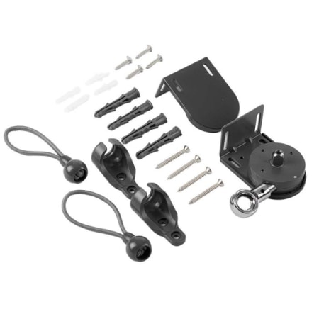 Store enrouleur vertical perm&eacute;able avec manivelle - l.2,48 x H.2,4 m - Shadow Comfort