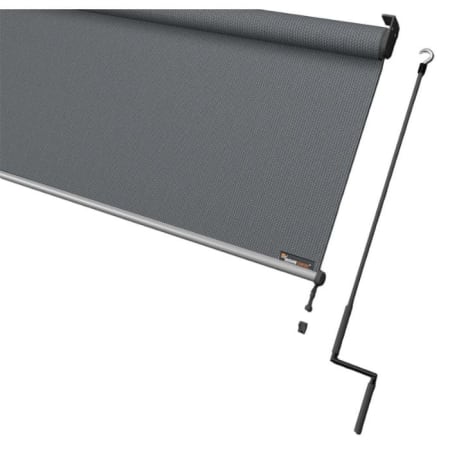 Store enrouleur vertical perm&eacute;able avec manivelle - l.2,48 x H.2,4 m - Shadow Comfort