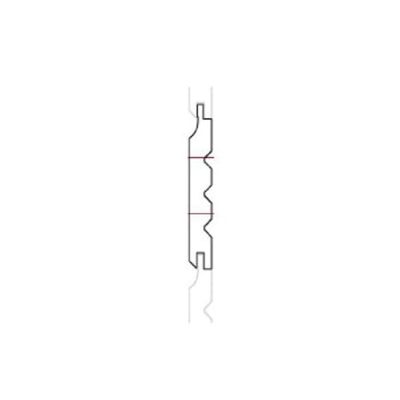 Clin bardage - Traditionnel Louisiane - SAPIN - Ep.18 mm / l.132 mm - profil