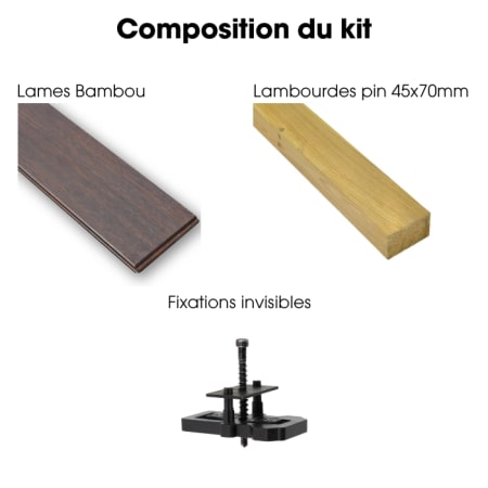 Composition du kit Bambou xtreme