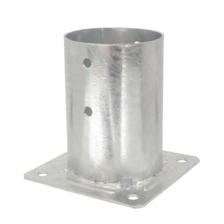 Pied de poteau rond &agrave; boulonner - &Oslash;140 mm - SIMPSON en acier