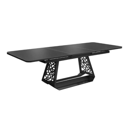 Table de jardin extensible aluminium plateau Kedra - R&eacute; coloris black boreal pied graphite