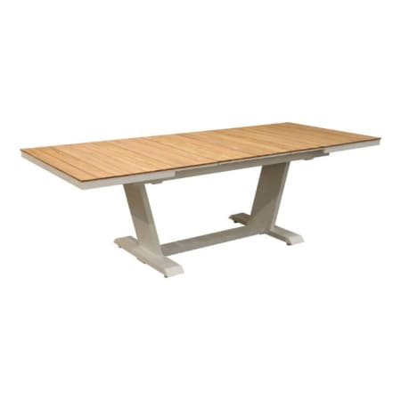 Table de jardin extensible aluminium - Amber - L.180/240 x l.100 cm - 8/10 personnes